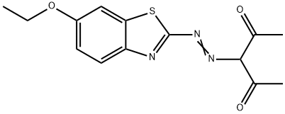 3-[(6-Ethoxy-2-benzothiazolyl)azo]-2,4-pentanedione|