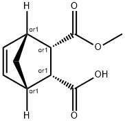 5-NORBORNENE-2,3-DICARBOXYLIC ACID MONOMETHYL ESTER Structure