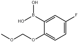 5-Fluoro-2-(methoxymethoxy)phenylboronic acid Struktur