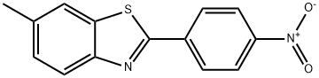 6-Methyl-2-(4-nitrophenyl)benzothiazole Struktur