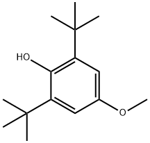 2,6-二叔丁基-4-甲氧基苯酚, 489-01-0, 结构式