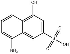 5-氨基-1-萘酚-3-磺酸,489-78-1,结构式