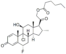 4891-71-8 9-chloro-6alpha-fluoro-11beta,21-dihydroxy-16alpha-methylpregna-1,4-diene-3,20-dione 21-hexanoate