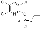 PHOSPHOROCHLORIDOTHIOIC ACID, O-ETHYL O-(3,5,6-TRICHLORO-2-PYRIDINYL) ESTER Structure