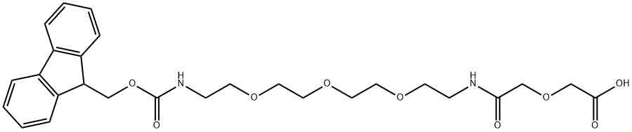 17-(Fmoc-amino)-5-oxo-6-aza-3,9,12,15-tetraoxaheptadecanoic Acid