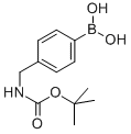 4-((N-BOC-AMINO)METHYL)PHENYLBORONIC ACID Struktur