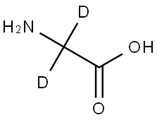 Глицин-2,2-D2 структура