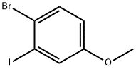 4-BROMO-3-IODOANISOLE Struktur