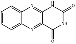 ピリミド[4,5-b]キノキサリン-2,4(1H,3H)-ジオン 化学構造式
