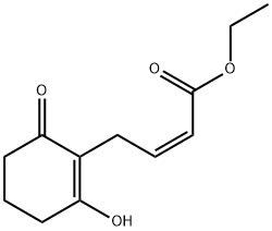 2-Butenoic acid, 4-(2-hydroxy-6-oxo-1-cyclohexen-1-yl)-, ethyl ester, (2Z)- (9CI) Structure