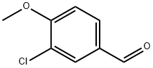3-氯-4-甲氧基苯甲醛,4903-09-7,结构式