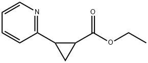 2-(2-吡啶基)环丙烷羧酸乙酯, 4903-95-1, 结构式