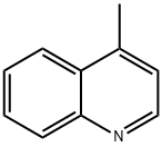 4-甲基喹啉, 491-35-0, 结构式
