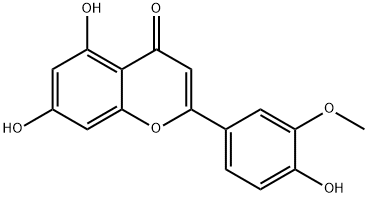 金圣草黄素 结构式