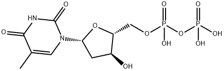 [hydroxy-[[3-hydroxy-5-(5-methyl-2,4-dioxo-pyrimidin-1-yl)-oxolan-2-yl]methoxy]phosphoryl]oxyphosphonic acid|2'-脱氧胸苷-5'-二磷酸(DTDP)