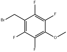 4-METHOXYTETRAFLUOROBENZYL BROMIDE Structure