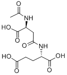 N-アセチル-βAsp-L-Glu-OH 化学構造式