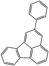 2-PHENYLFLUORANTHENE Structure