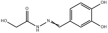 Acetic acid, hydroxy-, [(3,4-dihydroxyphenyl)methylene]hydrazide (9CI) Structure