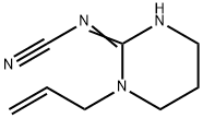Cyanamide, [tetrahydro-1-(2-propenyl)-2(1H)-pyrimidinylidene]- (9CI) Structure