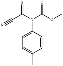 Carbanilic  acid,  N-(cyanothioformyl)-p-methyl-,  methyl  ester  (7CI,8CI) Structure