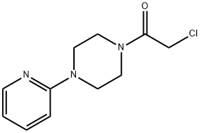 Piperazine, 1-(chloroacetyl)-4-(2-pyridinyl)- (9CI) 化学構造式