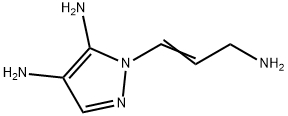 1H-Pyrazole-4,5-diamine,  1-(3-amino-1-propenyl)-  (9CI) Structure