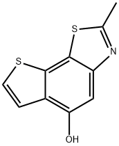 Thieno[3,2-g]benzothiazol-5-ol, 2-methyl- (9CI) Struktur