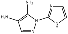 1H-Pyrazole-4,5-diamine,  1-(1H-imidazol-2-yl)- Structure