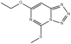 Tetrazolo[1,5-c]pyrimidine, 7-ethoxy-5-(methylthio)- (9CI) 化学構造式