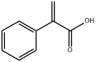 2-苯基丙烯酸,492-38-6,结构式