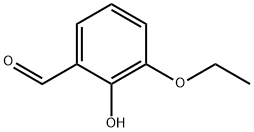 3-乙氧基水杨醛,492-88-6,结构式