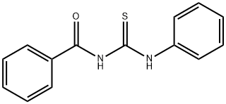 N-[(フェニルアミノ)(チオカルボニル)]ベンズアミド 化学構造式