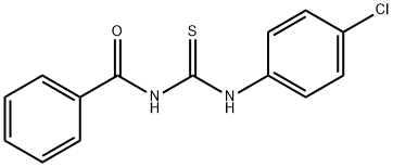 N-[(4-Chlorophenylamino)(thiocarbonyl)]benzamide Struktur