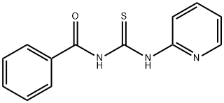 1-ベンゾイル-3-(2-ピリジル)-2-チオ尿素 化学構造式