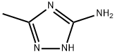 3-氨基-5-甲基-4H-1,2,4-三唑 结构式
