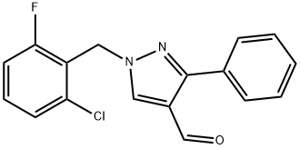 492426-26-3 1-(2-氯-6-氟苄基)-3-苯基-1H-吡唑-4-甲醛