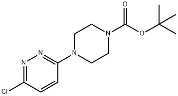1-BOC-4-(6-クロロピリダジン-3-イル)ピペラジン 化学構造式