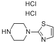 1-(噻唑-2-基)哌嗪二盐酸盐 结构式