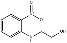 N-(2-硝基苯基)乙醇胺,4926-55-0,结构式
