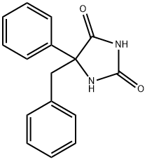 5-BENZYL-5-PHENYLIMIDAZOLIDINE-2,4-DIONE Struktur