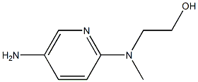 2-[(5-Amino-2-pyridinyl)(methyl)amino]-1-ethanol Structure
