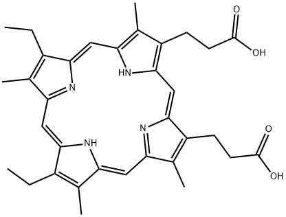 7,12-diethyl-3,8,13,17-tetramethyl-21H,23H-porphine-2,18-dipropionic acid|