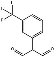 2-(3-TRIFLUOROMETHYLPHENYL)MALONDIALDEHYDE
 Struktur