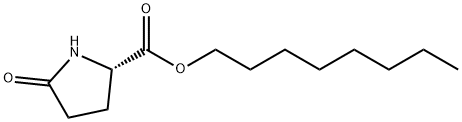 N-OCTYL L-2-PYRROLIDONE-5-CARBOXYLATE Struktur
