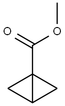 ビシクロブタン-1-カルボン酸メチル 化学構造式