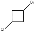 1-Bromo-3-chlorocyclobutane Structure