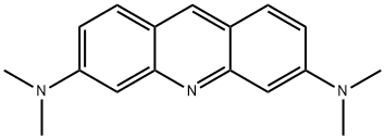 3,6-ビス(ジメチルアミノ)アクリジン 化学構造式