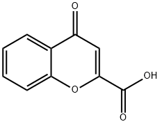 4-Oxo-4H-1-benzopyran-2-carboxylic acid Struktur