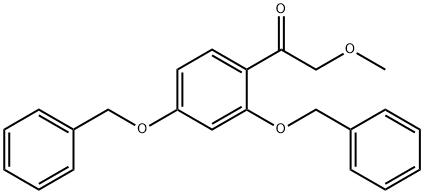 1-[2,4-Bis(phenylmethoxy)phenyl]-2-methoxyethanone Structure